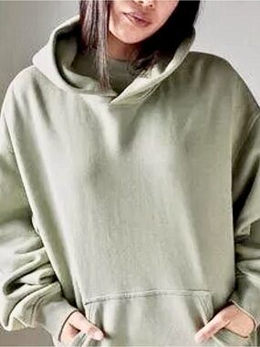 Aritzia Sage green TNA Cozy AF Hoodie Sweatshirt Medium